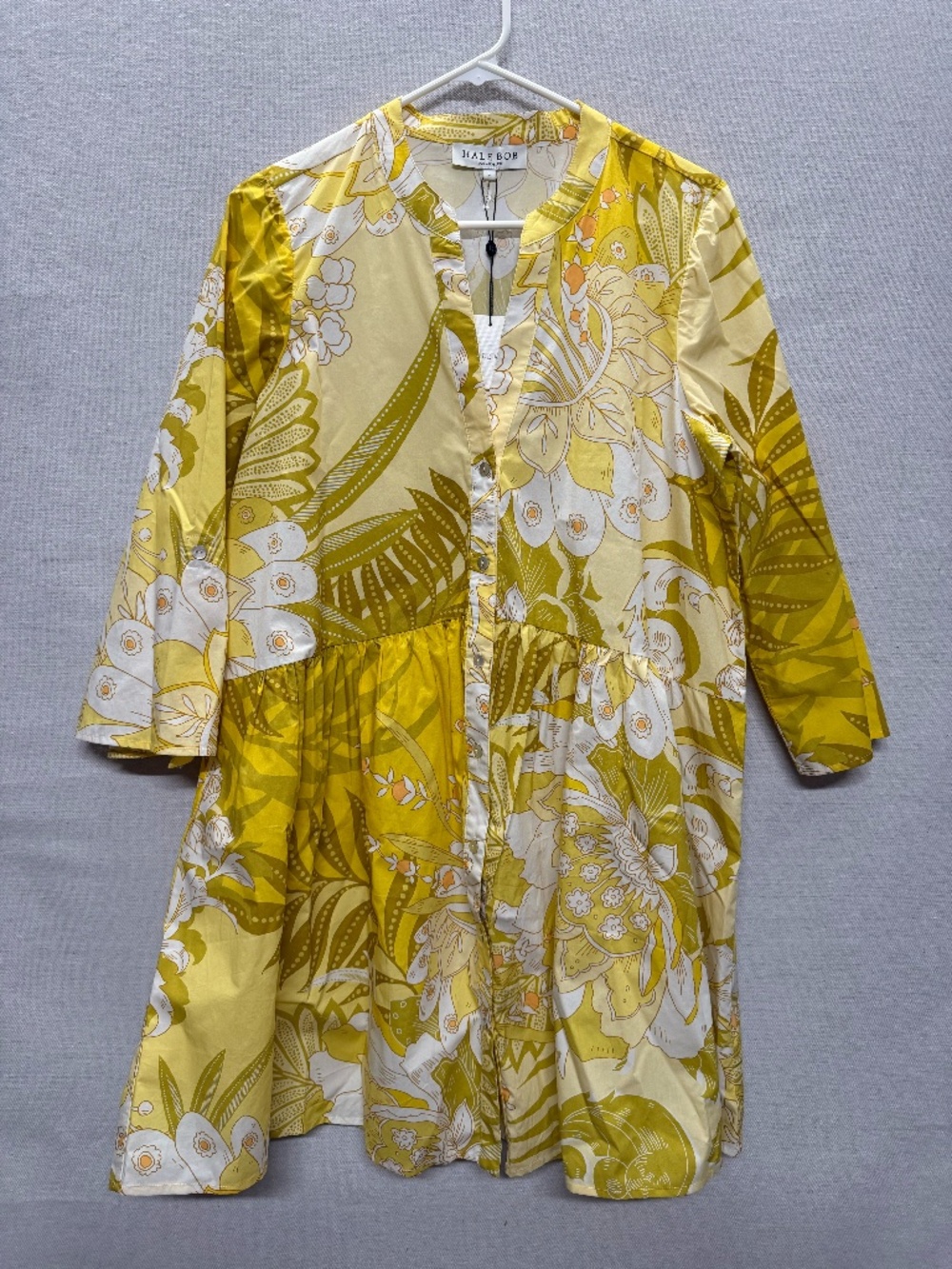 NWT Hale Bob Cotton Floral Dress - size L